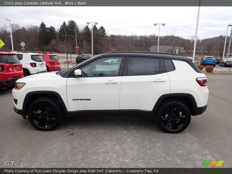 White / Black 2020 Jeep Compass Latitude 4x4