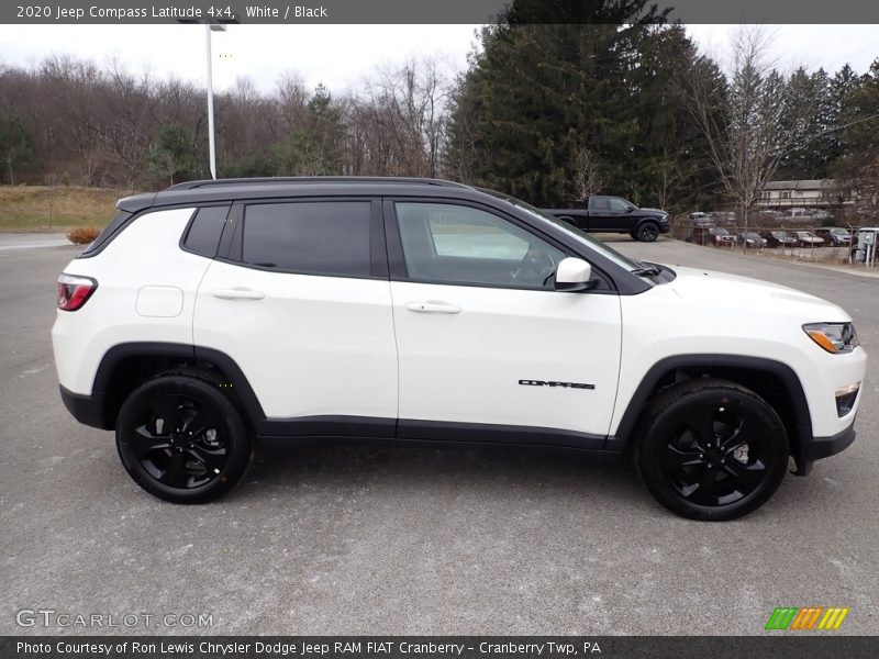 White / Black 2020 Jeep Compass Latitude 4x4