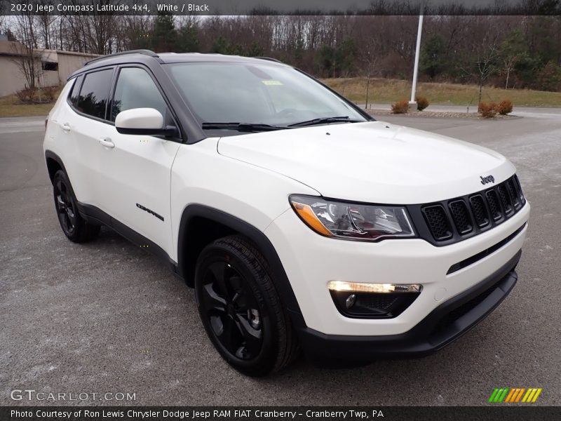 White / Black 2020 Jeep Compass Latitude 4x4