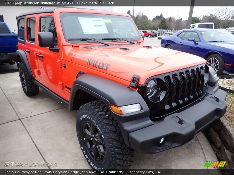 Punkn Metallic / Black 2020 Jeep Wrangler Unlimited Willys 4x4