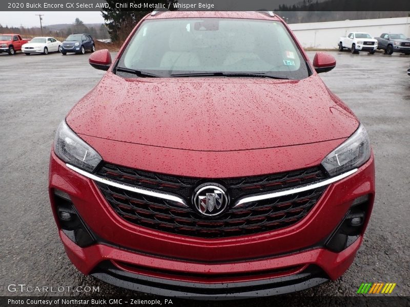 Chili Red Metallic / Whisper Beige 2020 Buick Encore GX Select AWD