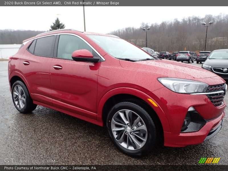 Chili Red Metallic / Whisper Beige 2020 Buick Encore GX Select AWD