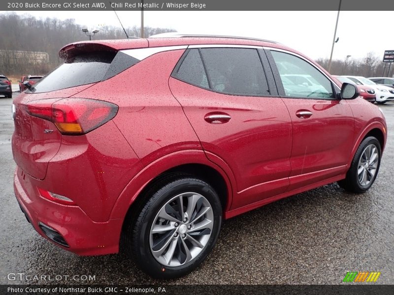 Chili Red Metallic / Whisper Beige 2020 Buick Encore GX Select AWD