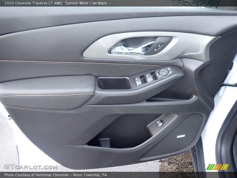 Summit White / Jet Black 2020 Chevrolet Traverse LT AWD
