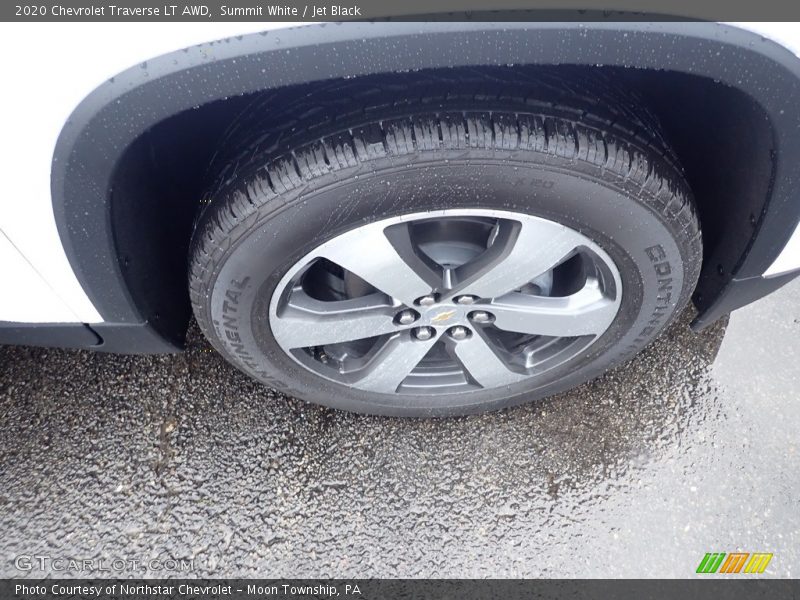 Summit White / Jet Black 2020 Chevrolet Traverse LT AWD