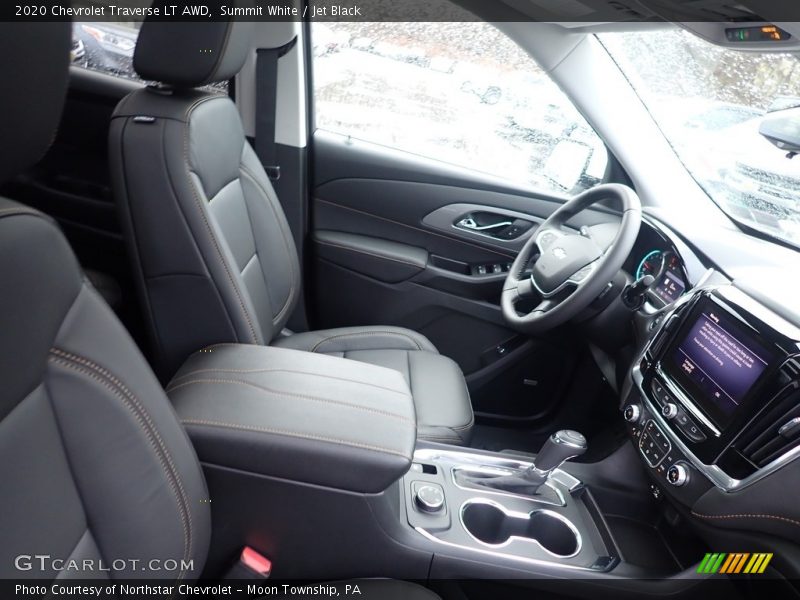 Summit White / Jet Black 2020 Chevrolet Traverse LT AWD