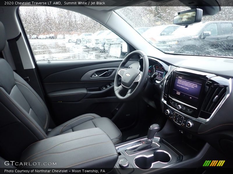 Summit White / Jet Black 2020 Chevrolet Traverse LT AWD