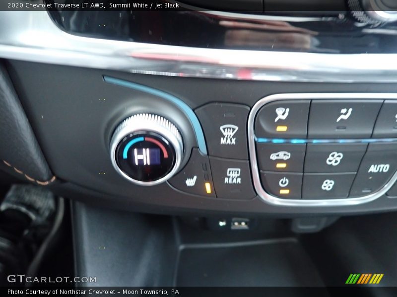 Summit White / Jet Black 2020 Chevrolet Traverse LT AWD