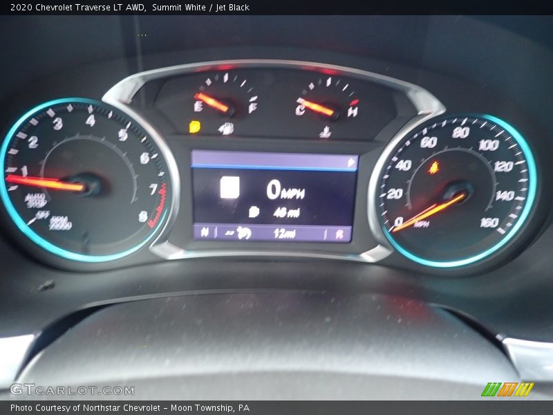 Summit White / Jet Black 2020 Chevrolet Traverse LT AWD