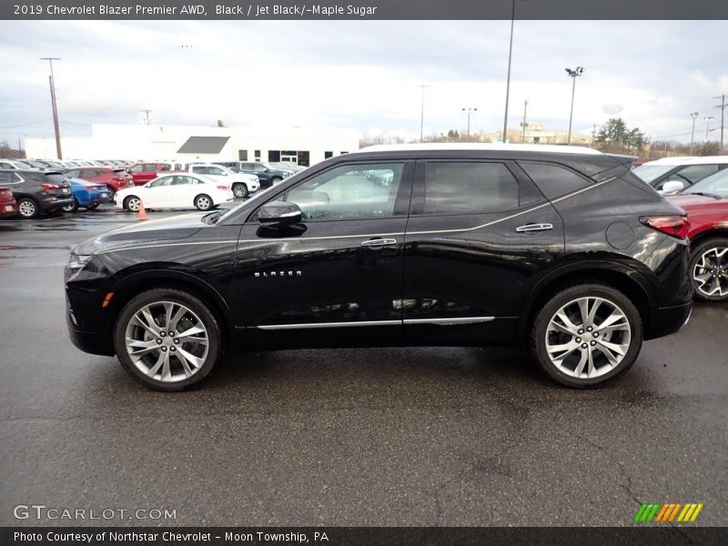 Black / Jet Black/­Maple Sugar 2019 Chevrolet Blazer Premier AWD