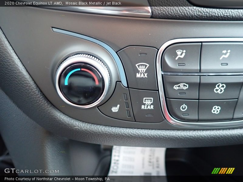 Controls of 2020 Equinox LT AWD