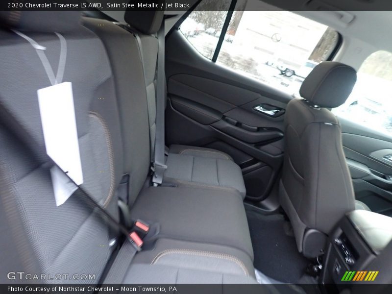 Satin Steel Metallic / Jet Black 2020 Chevrolet Traverse LS AWD
