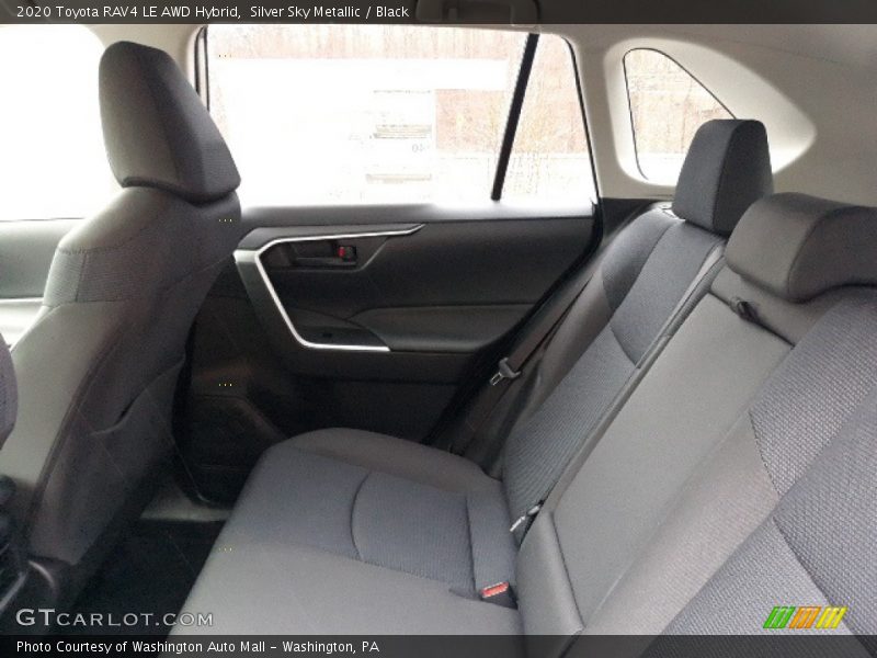 Silver Sky Metallic / Black 2020 Toyota RAV4 LE AWD Hybrid
