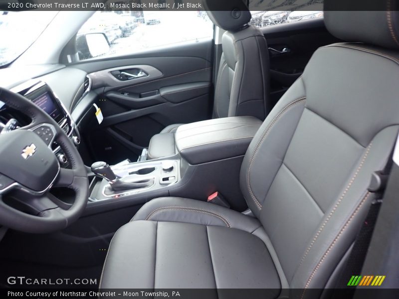 Mosaic Black Metallic / Jet Black 2020 Chevrolet Traverse LT AWD