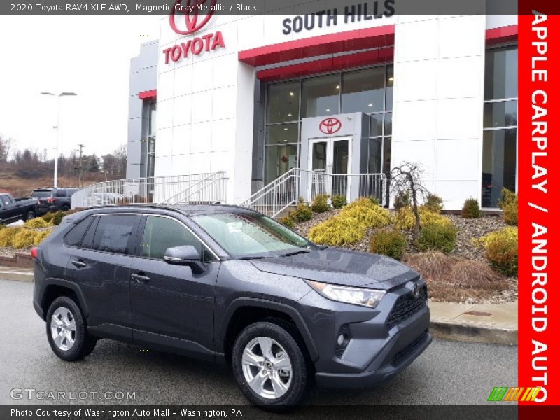 Magnetic Gray Metallic / Black 2020 Toyota RAV4 XLE AWD