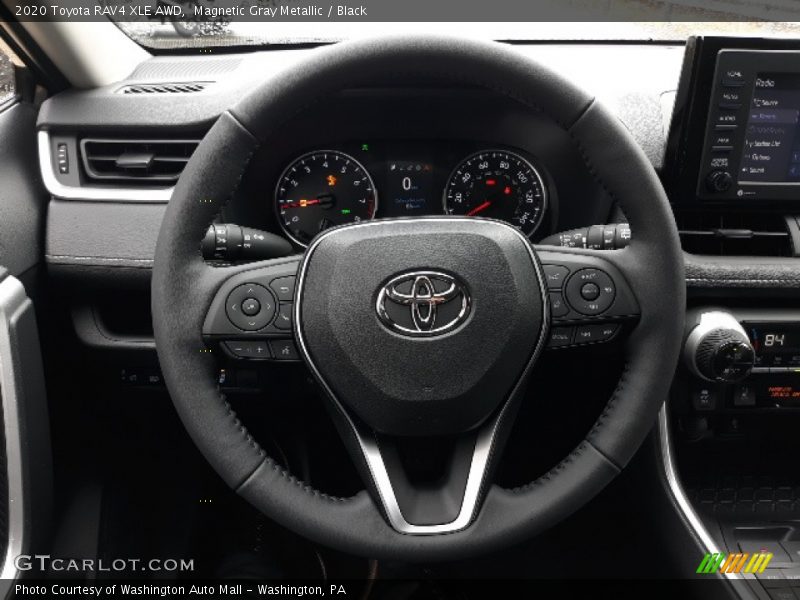 Magnetic Gray Metallic / Black 2020 Toyota RAV4 XLE AWD