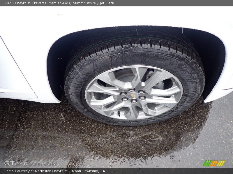 Summit White / Jet Black 2020 Chevrolet Traverse Premier AWD