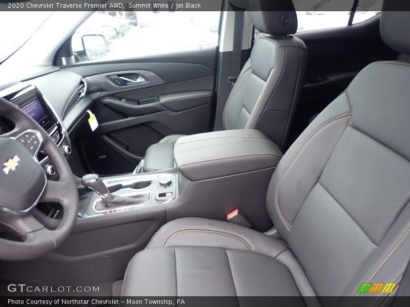 Summit White / Jet Black 2020 Chevrolet Traverse Premier AWD