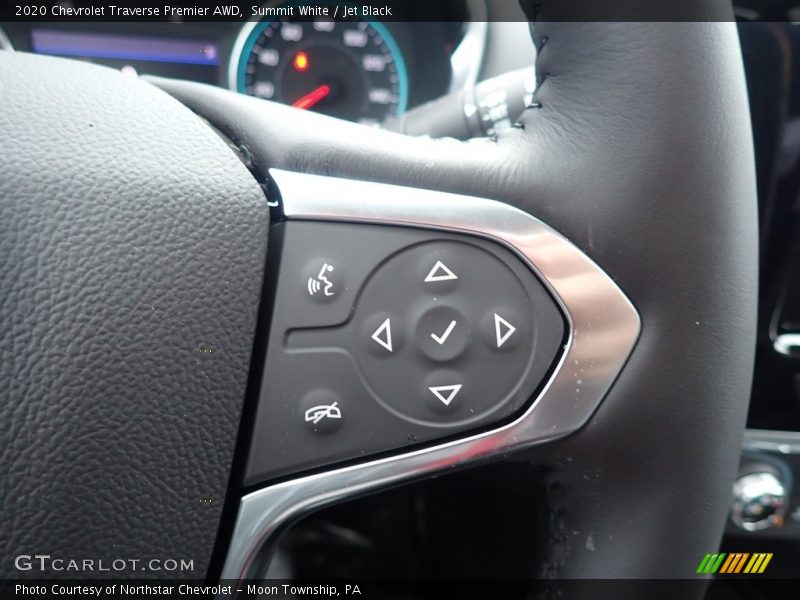 Summit White / Jet Black 2020 Chevrolet Traverse Premier AWD