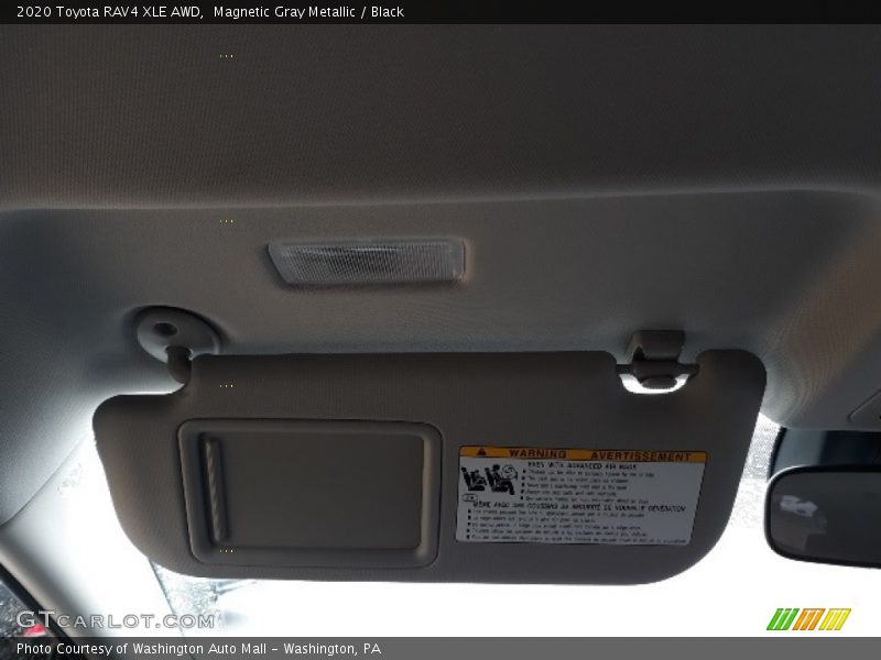Magnetic Gray Metallic / Black 2020 Toyota RAV4 XLE AWD