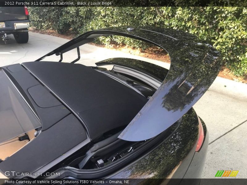 Black / Luxor Beige 2012 Porsche 911 Carrera S Cabriolet