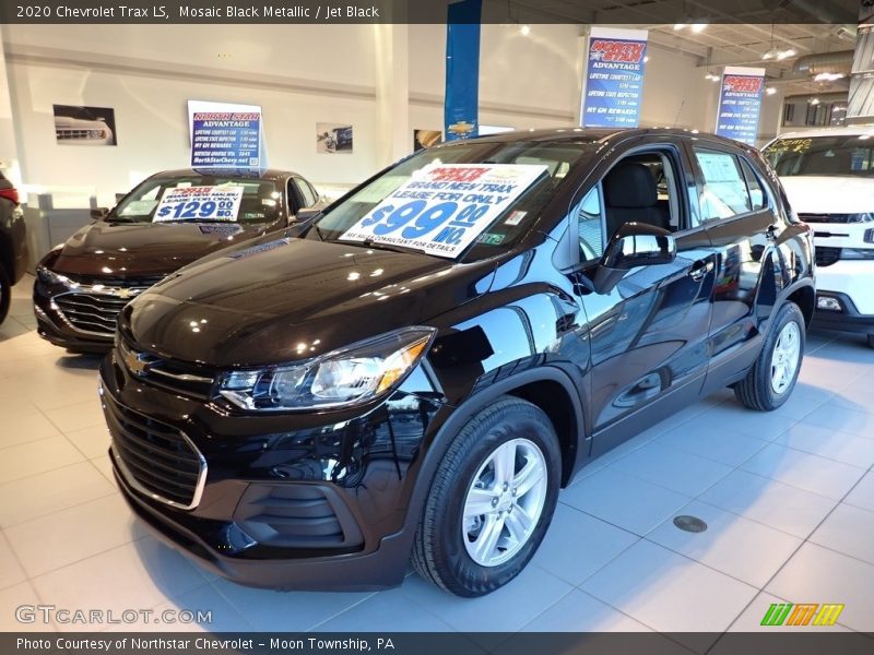 Mosaic Black Metallic / Jet Black 2020 Chevrolet Trax LS