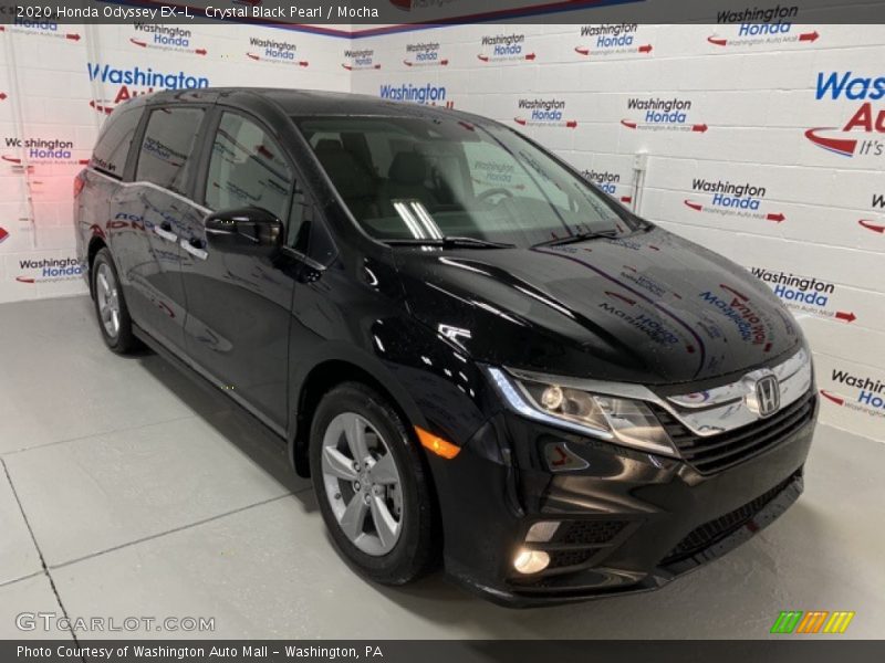 Crystal Black Pearl / Mocha 2020 Honda Odyssey EX-L