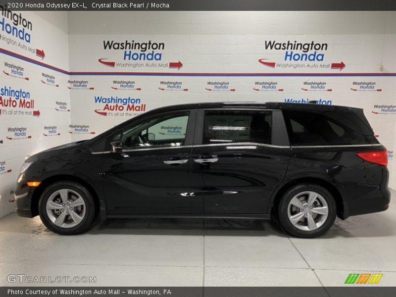 Crystal Black Pearl / Mocha 2020 Honda Odyssey EX-L