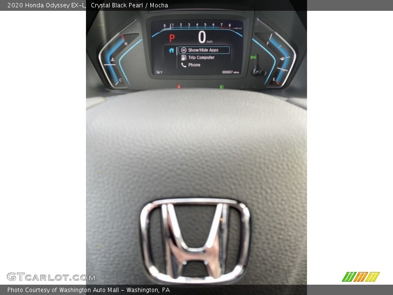Crystal Black Pearl / Mocha 2020 Honda Odyssey EX-L