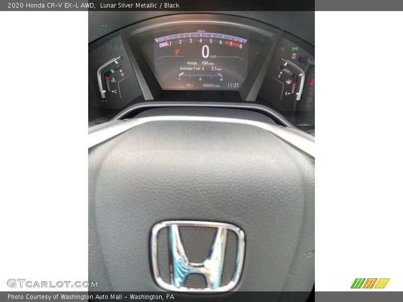 Lunar Silver Metallic / Black 2020 Honda CR-V EX-L AWD