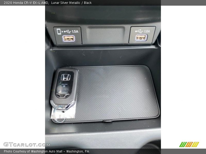 Lunar Silver Metallic / Black 2020 Honda CR-V EX-L AWD