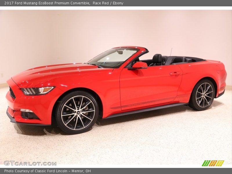 Race Red / Ebony 2017 Ford Mustang EcoBoost Premium Convertible