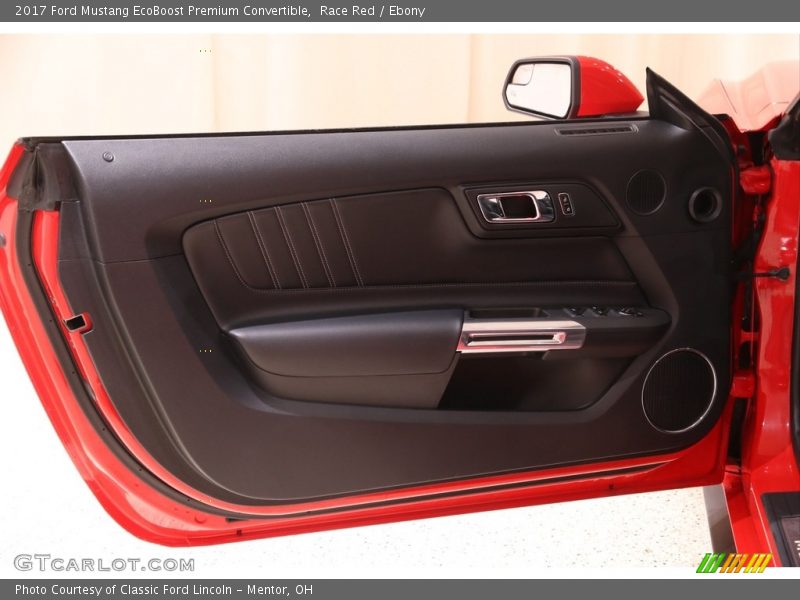 Race Red / Ebony 2017 Ford Mustang EcoBoost Premium Convertible