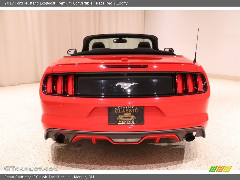 Race Red / Ebony 2017 Ford Mustang EcoBoost Premium Convertible