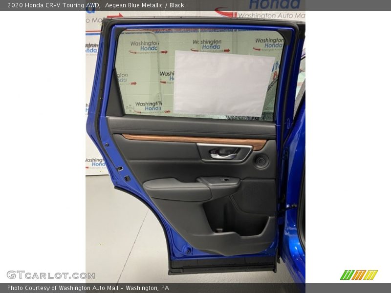 Aegean Blue Metallic / Black 2020 Honda CR-V Touring AWD