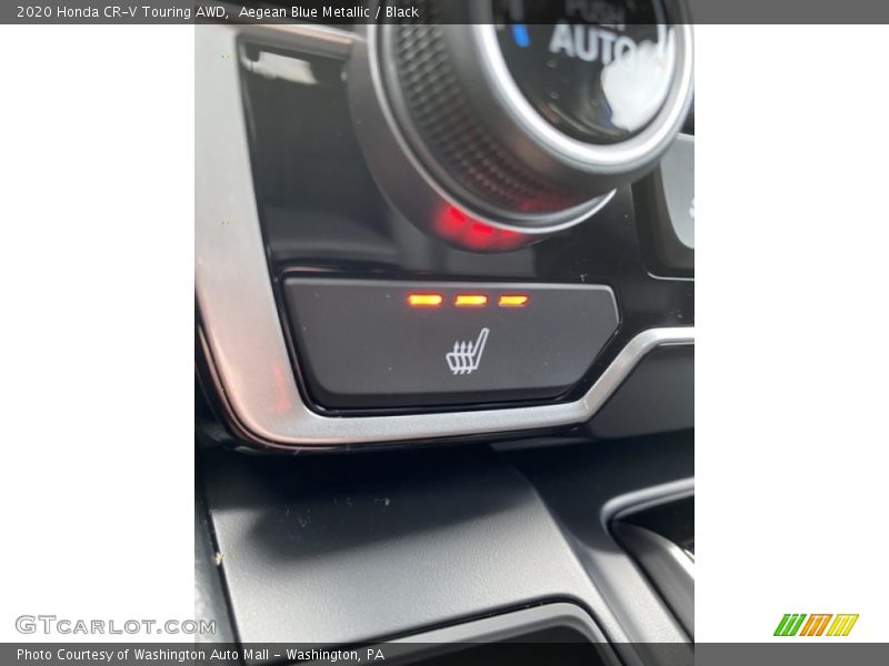 Aegean Blue Metallic / Black 2020 Honda CR-V Touring AWD