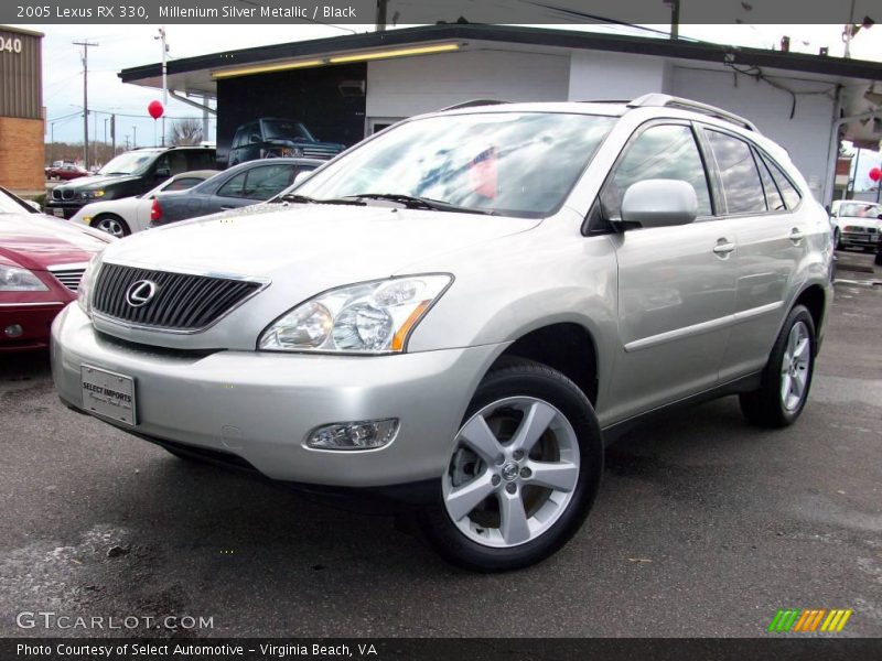 Millenium Silver Metallic / Black 2005 Lexus RX 330