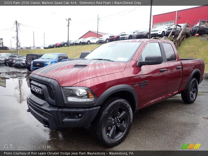 Delmonico Red Pearl / Black/Diesel Gray 2020 Ram 1500 Classic Warlock Quad Cab 4x4