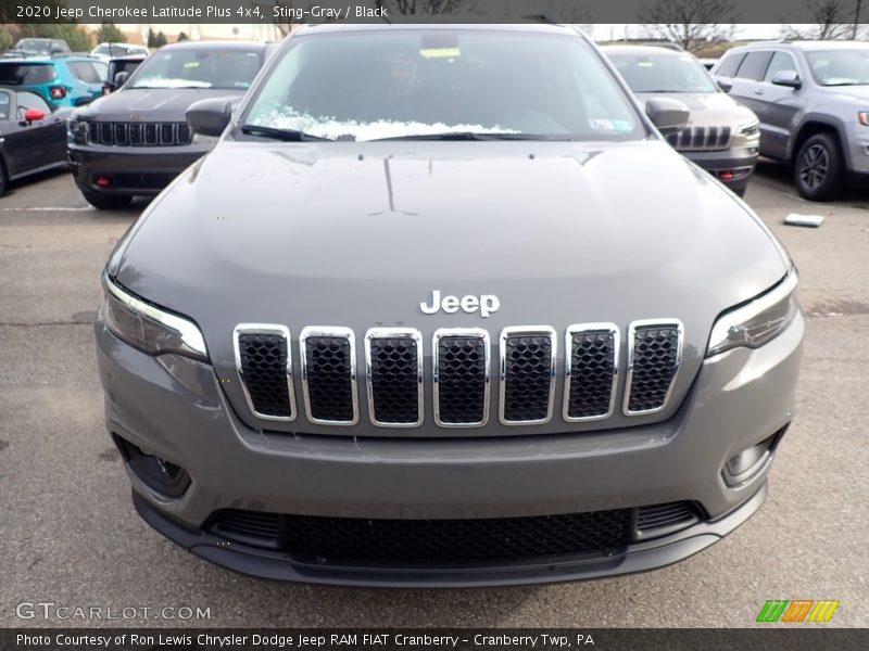 Sting-Gray / Black 2020 Jeep Cherokee Latitude Plus 4x4