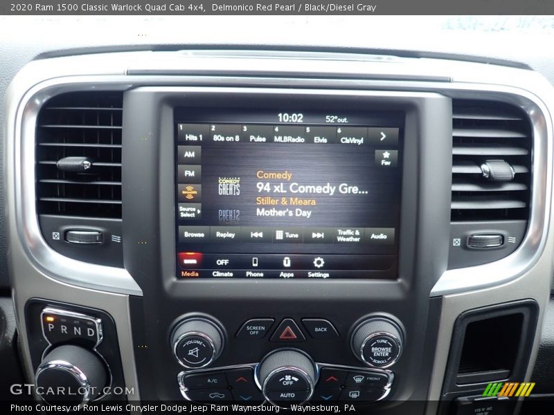 Delmonico Red Pearl / Black/Diesel Gray 2020 Ram 1500 Classic Warlock Quad Cab 4x4