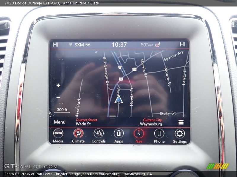 Navigation of 2020 Durango R/T AWD