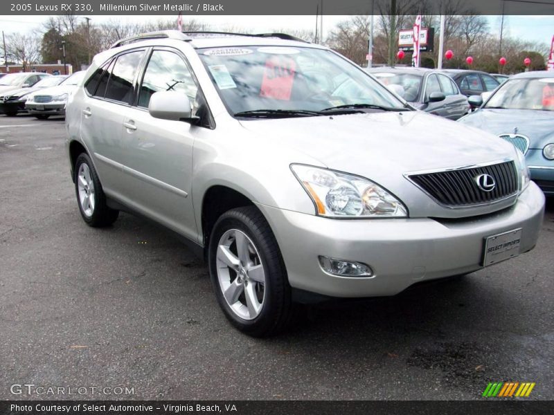 Millenium Silver Metallic / Black 2005 Lexus RX 330
