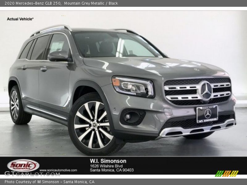 Mountain Grey Metallic / Black 2020 Mercedes-Benz GLB 250