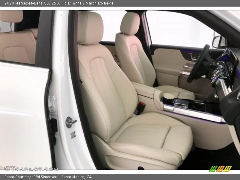 Front Seat of 2020 GLB 250