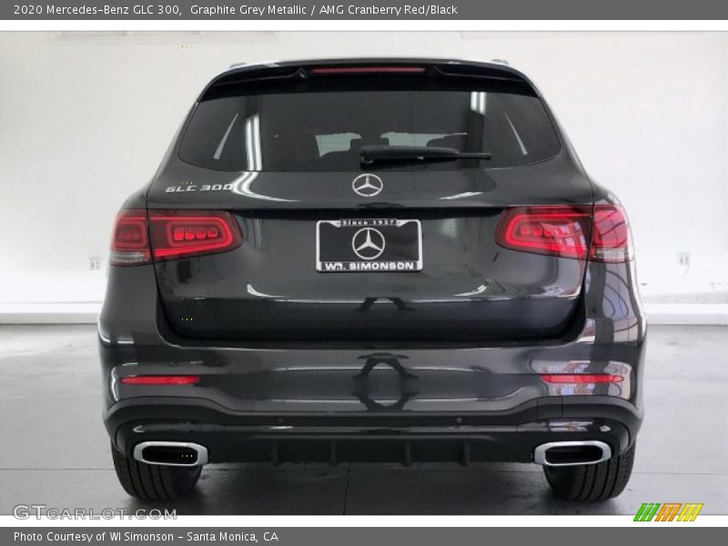 Graphite Grey Metallic / AMG Cranberry Red/Black 2020 Mercedes-Benz GLC 300