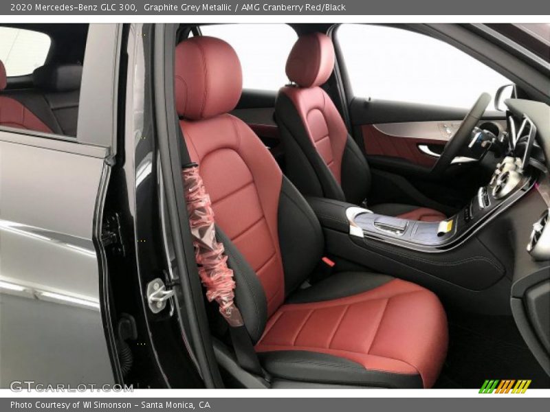  2020 GLC 300 AMG Cranberry Red/Black Interior