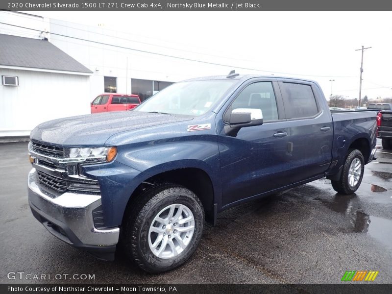 Northsky Blue Metallic / Jet Black 2020 Chevrolet Silverado 1500 LT Z71 Crew Cab 4x4