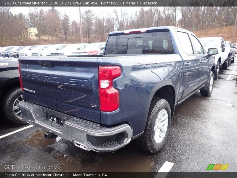 Northsky Blue Metallic / Jet Black 2020 Chevrolet Silverado 1500 LT Z71 Crew Cab 4x4