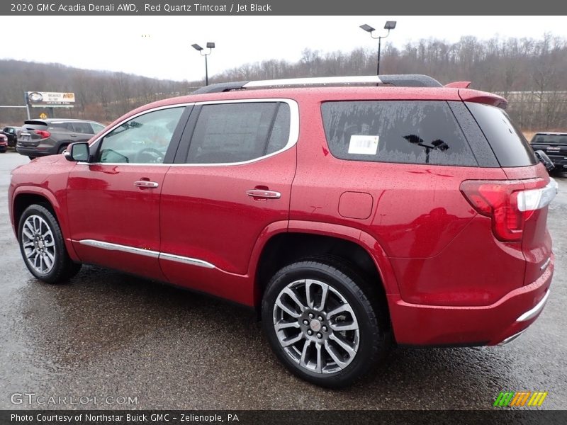 Red Quartz Tintcoat / Jet Black 2020 GMC Acadia Denali AWD