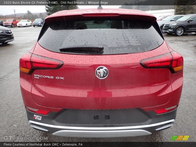 Chili Red Metallic / Whisper Beige 2020 Buick Encore GX Preferred AWD